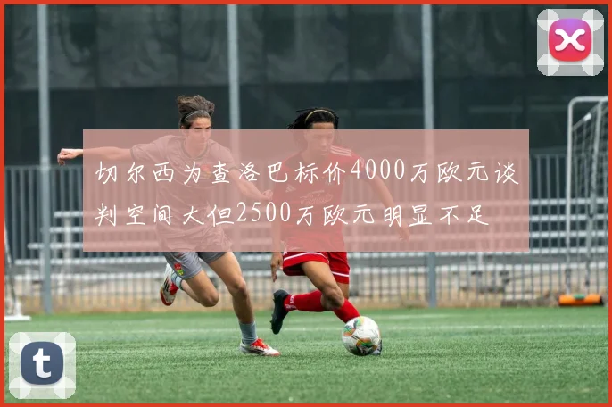 切尔西为查洛巴标价4000万欧元谈判空间大但2500万欧元明显不足